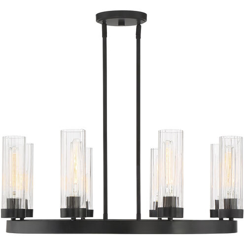 Braden 8 Light 31 inch Iron Graphite Chandelier Ceiling Light